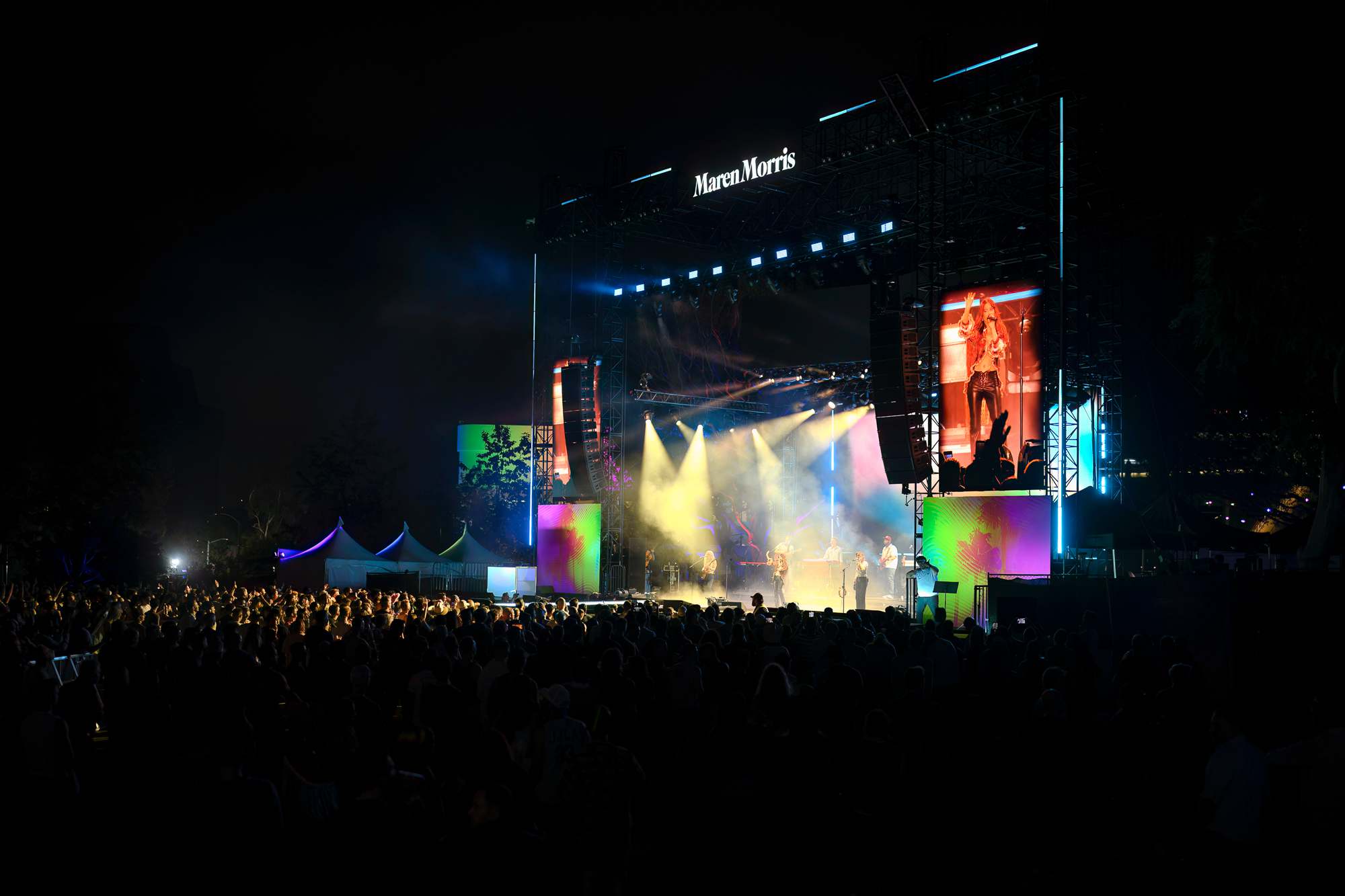 Outloud Music Festival Nightlife photo of a stage front